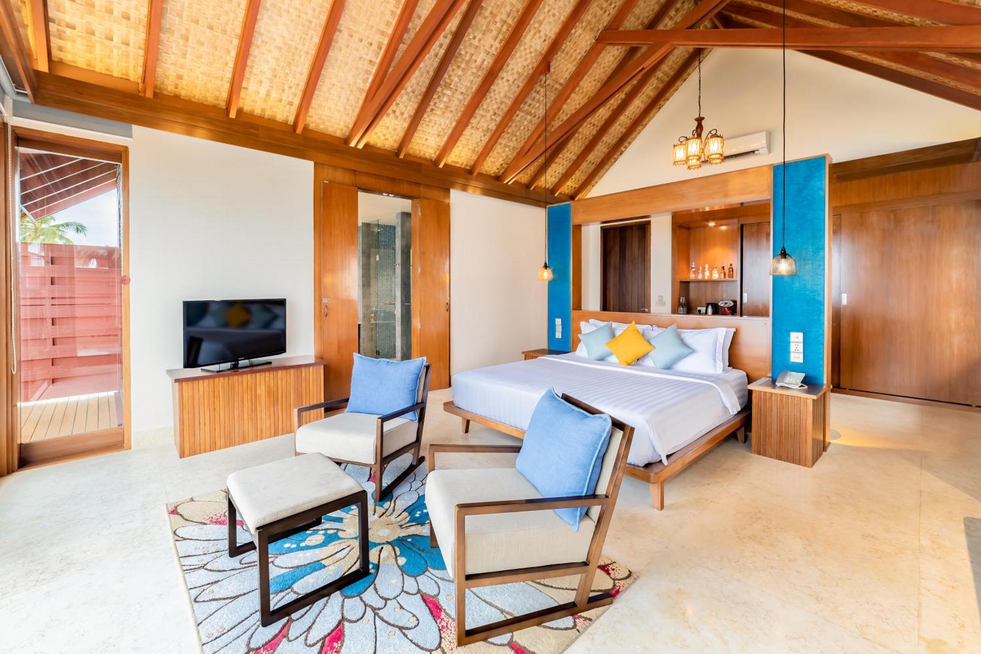 Furaveri Maldives Meedhoo  Camera foto A bedroom at the W Maldives